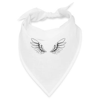 Flügel - Bandana - Weiß - Vorne
