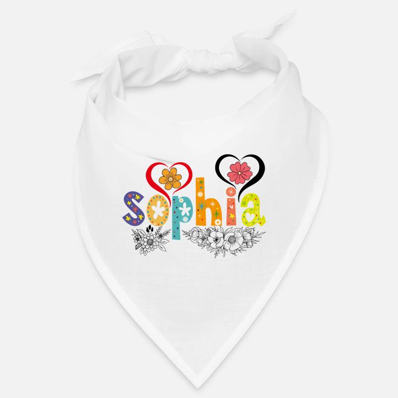 Personalisierter Sophia-Name Bandana
