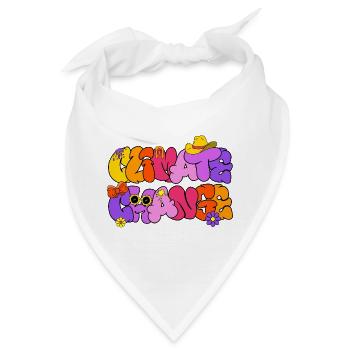 Klima-Wandel, Climate Change - Bandana - Weiß - Vorne