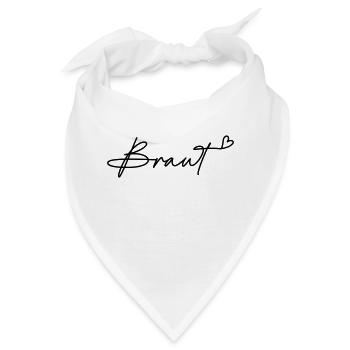 Braut - Bandana - Weiß - Vorne