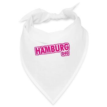 Hamburg - 040 - Hansestadt - Alster - Elbe - Bandana - Weiß - Vorne