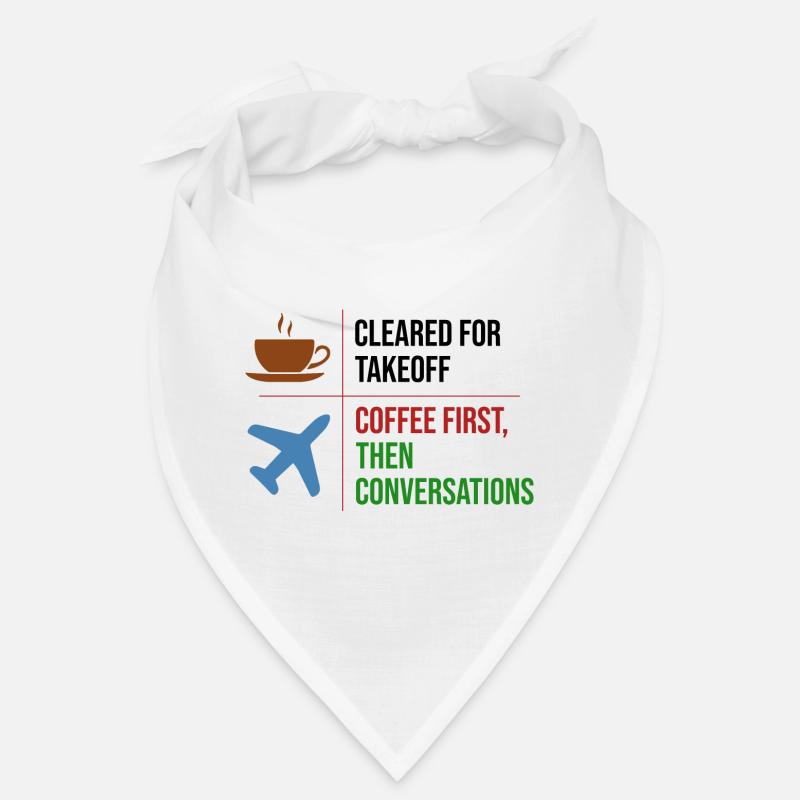 Air Traffic Controller Coffee ATC Aviation Humor Bandana