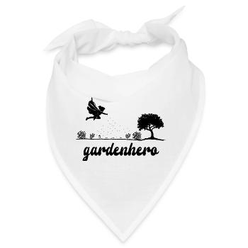 Garden Hero - Weiblicher Gartenheld - Bandana - Weiß - Vorne