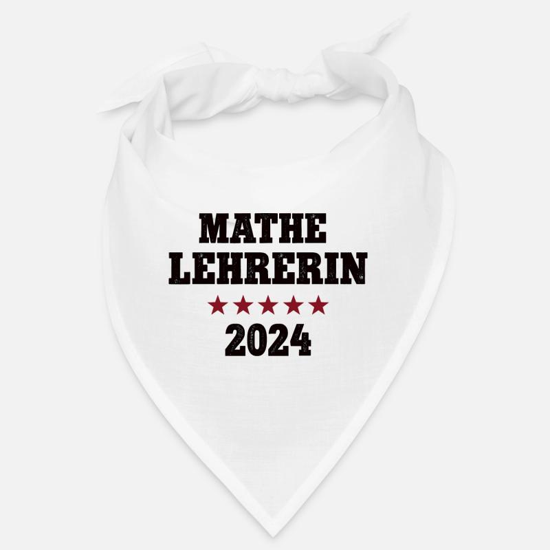 Mathelehrerin 2024 Beruf Studium Lehramt Mathe Bandana