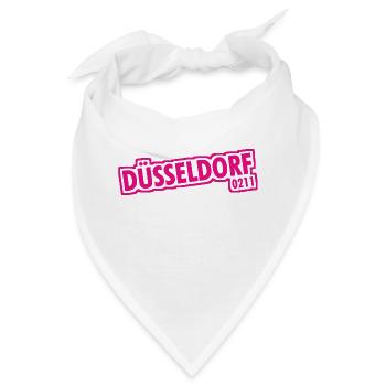 Düsseldorf - 0211 - Vorwahl - NRW - Ruhrpott - Bandana - Weiß - Vorne