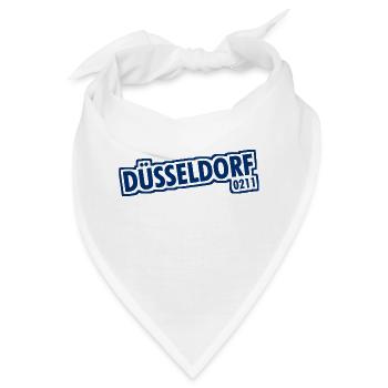 Düsseldorf - 0211 - Vorwahl - NRW - Ruhrpott - Bandana - Weiß - Vorne