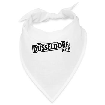 Düsseldorf - 0211 - Vorwahl - NRW - Ruhrpott - Bandana - Weiß - Vorne