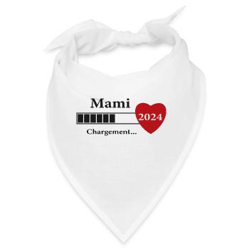 Mami - Future Mami Loading - Bandana - Weiß - Vorne