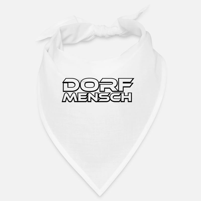 Dorf Mensch Dorf Spruch Geschenk Bandana