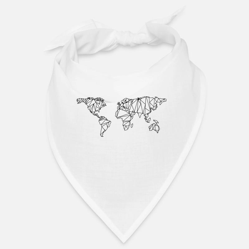 World map Bandana