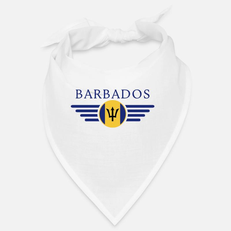 J’aime la Barbade, T-shirt design de style élégance Bandana