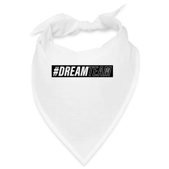dream team - Bandana - Weiß - Vorne