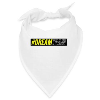 dream team - Bandana - Weiß - Vorne