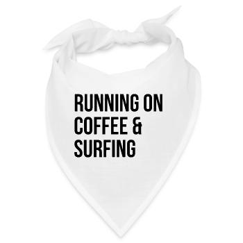 Surfen, surfen, surfen, surfen - Bandana - Weiß - Vorne