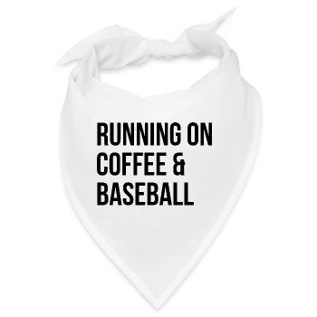 Baseball Baseball Baseball - Bandana - Weiß - Vorne