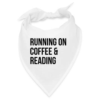 Lesen Lesen Lesen - Bandana - Weiß - Vorne