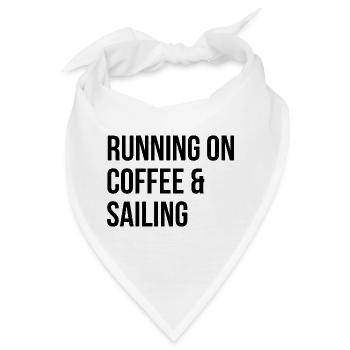 Segeln, Segeln, Segeln - Bandana - Weiß - Vorne