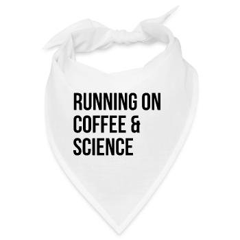 Wissenschaft Wissenschaft Wissenschaft - Bandana - Weiß - Vorne