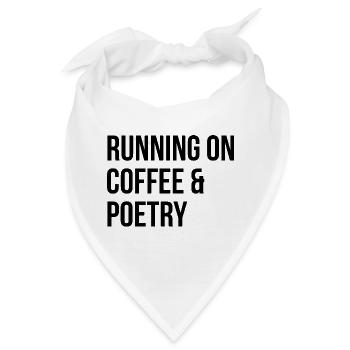 Poesie Poesie Poesie Poesie - Bandana - Weiß - Vorne