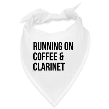 Klarinette Klarinette Klarinette - Bandana - Weiß - Vorne