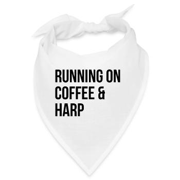 Harfe Harfe Harfe - Bandana - Weiß - Vorne