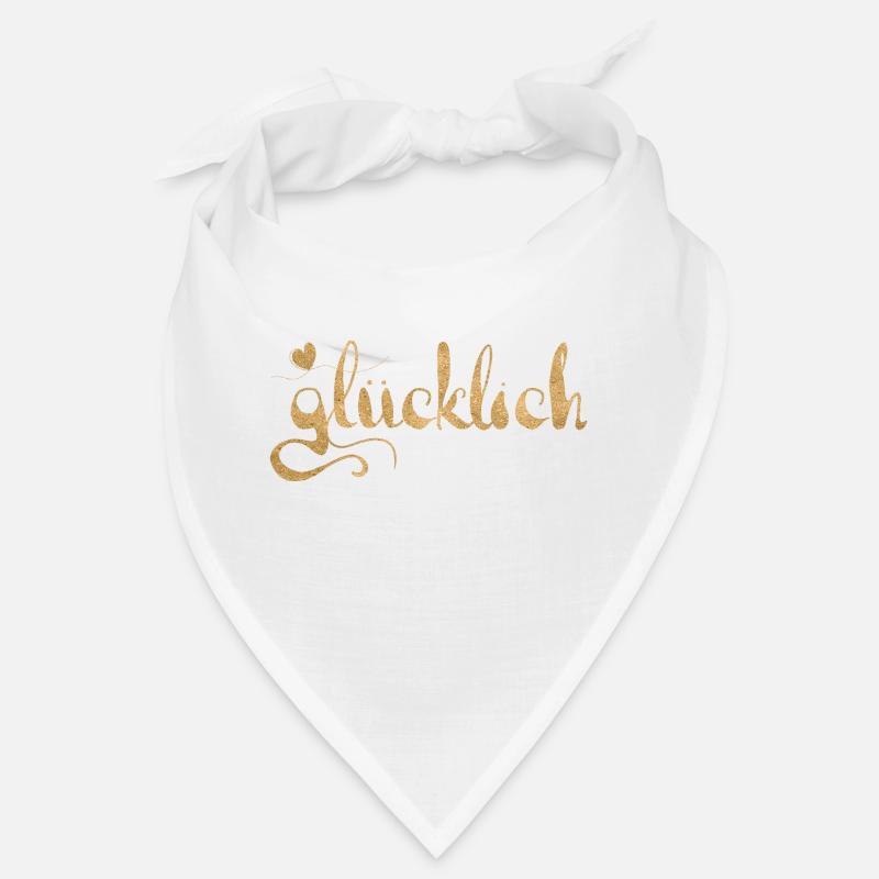 Glücklich steht dir gut Bandana