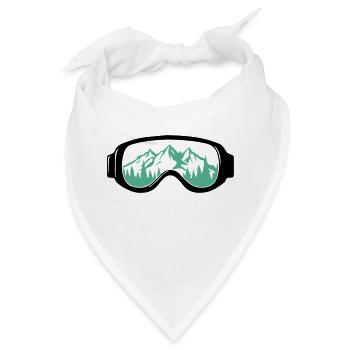 Skibrille - Bandana - Weiß - Vorne