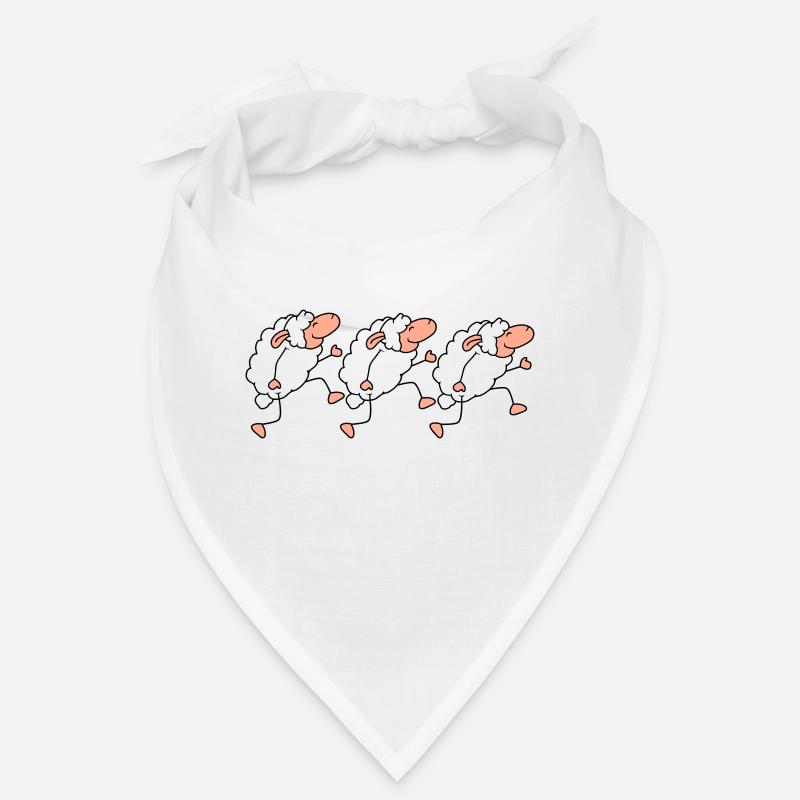 Three Sheep Walking Happy Pride 3 Friends Team Bandana