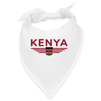 Nairobi Design für Kenia-Liebhaber - Bandana - Weiß - Vorne