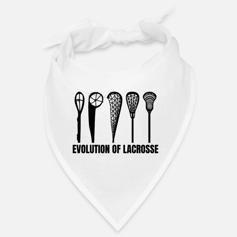 Entwicklung des Lacrosse Schläger - Bandana - Weiß