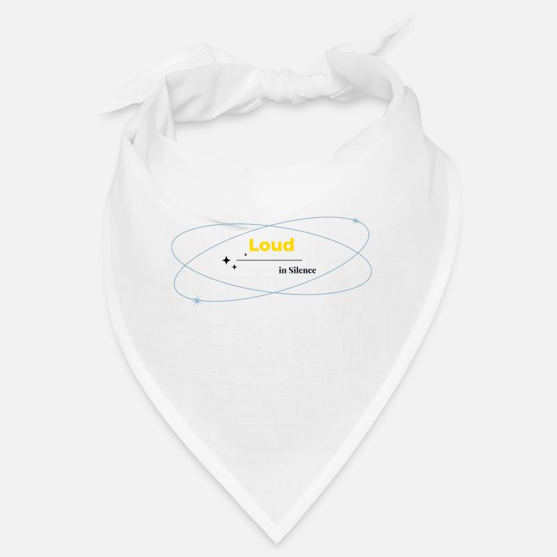 Loud in Silence helles Shirt Bandana