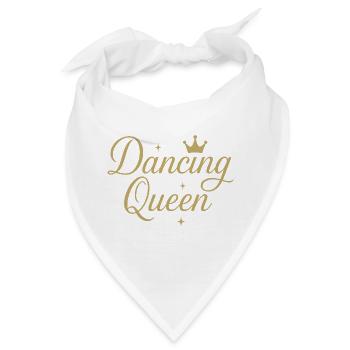 Dancing Queen Shirt – Glamour für Powerfrauen - Bandana - Weiß - Vorne