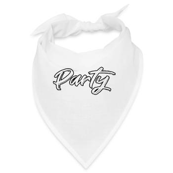 Partei - Bandana - Weiß - Vorne