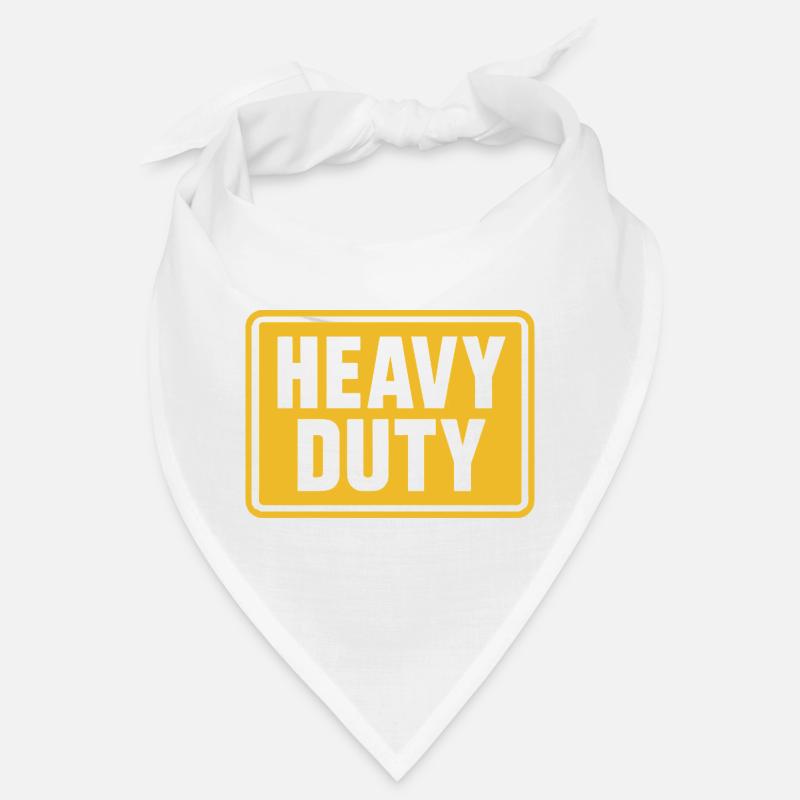 Panneau d’avertissement pour la construction à usage intensif Bandana