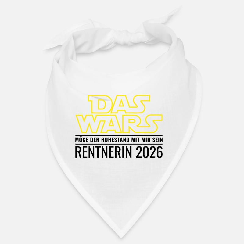 Rentnerin 2026 Ruhestand Das wars Rente Geschenk Bandana