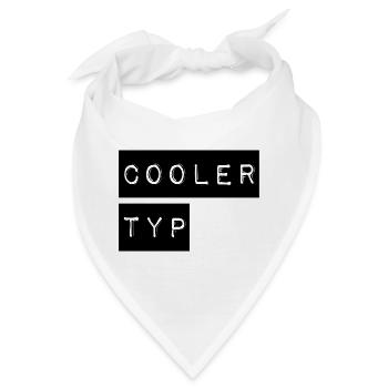So sieht ein cooler Typ aus - Bandana - Weiß - Vorne