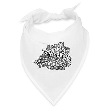 Vatikan Mandala Rom Basilika Papst - Bandana - Weiß - Vorne