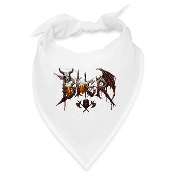Bier Trinken  - Bandana - Weiß - Vorne