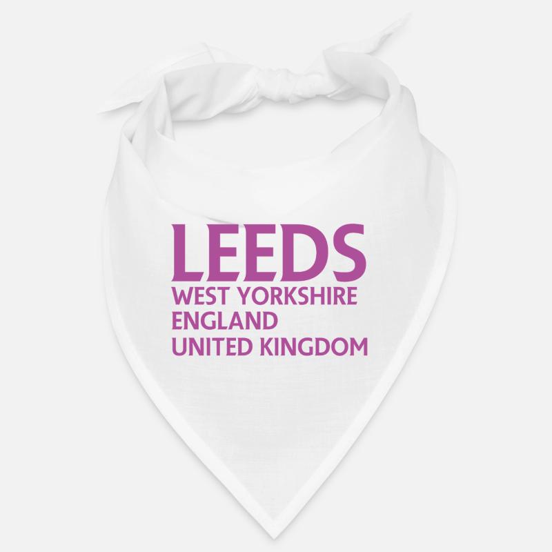 Leeds – England Lyrics Design Bandana