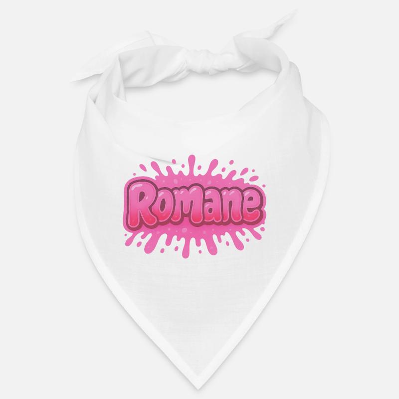 Graffiti  Romane Prénom cadeau idéal imprimable su Bandana