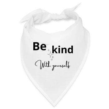 Minimalistische helle Sternbilder - Bandana - Weiß - Vorne