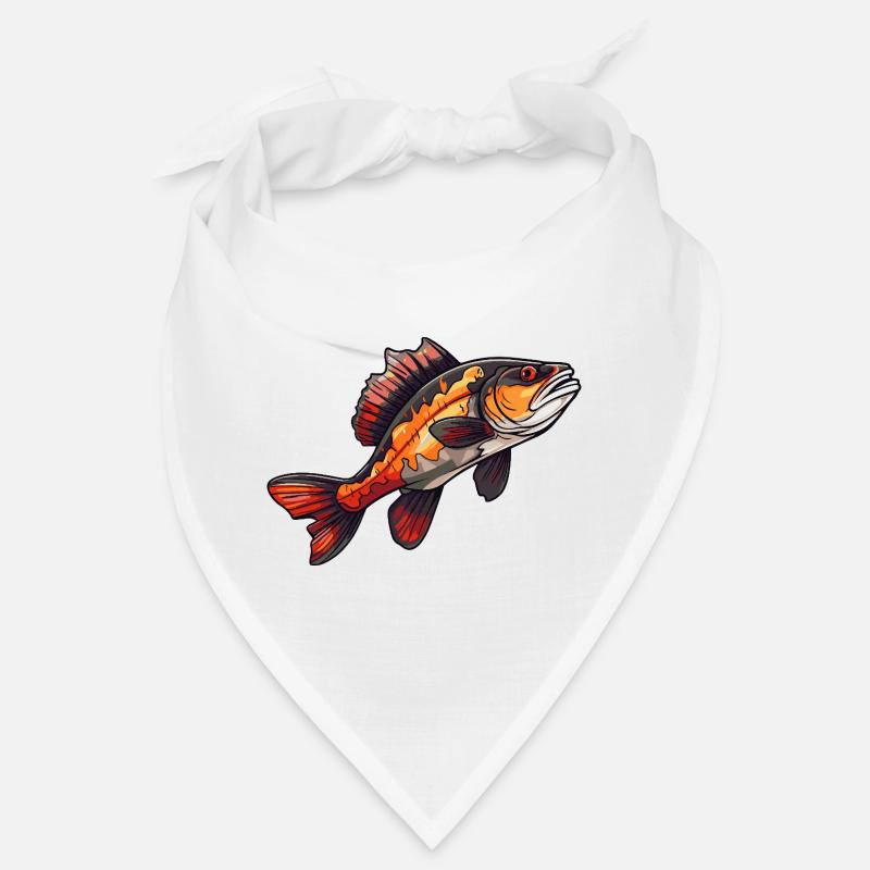 Perch Cartoon Fish Bandana