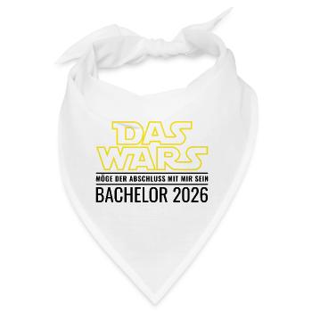 Bachelor 2026 Das wars Möge Abschluss mit mir sein - Bandana - Weiß - Vorne