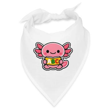 ABC axolotl mit Flügeln - Bandana - Weiß - Vorne