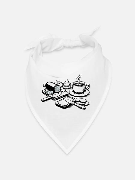 meal - Bandana - white - Front