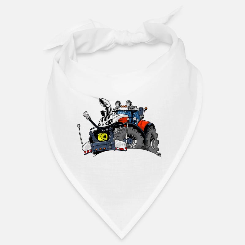 1475_RED-WHITE-TRACTOR-AUSTRIA Bandana
