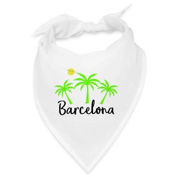 Barcelona - Bandana - Weiß - Vorne