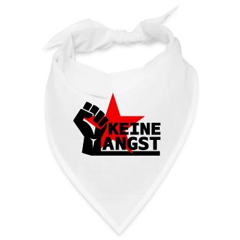 Widerstand - Keine Angst - Bandana - Weiß - Vorne