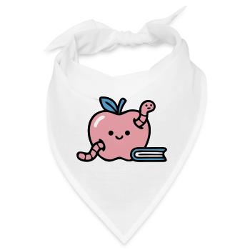 Classroom Apfel Logo - Bandana - Weiß - Vorne