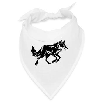 Kojotenlauf - Bandana - Weiß - Vorne